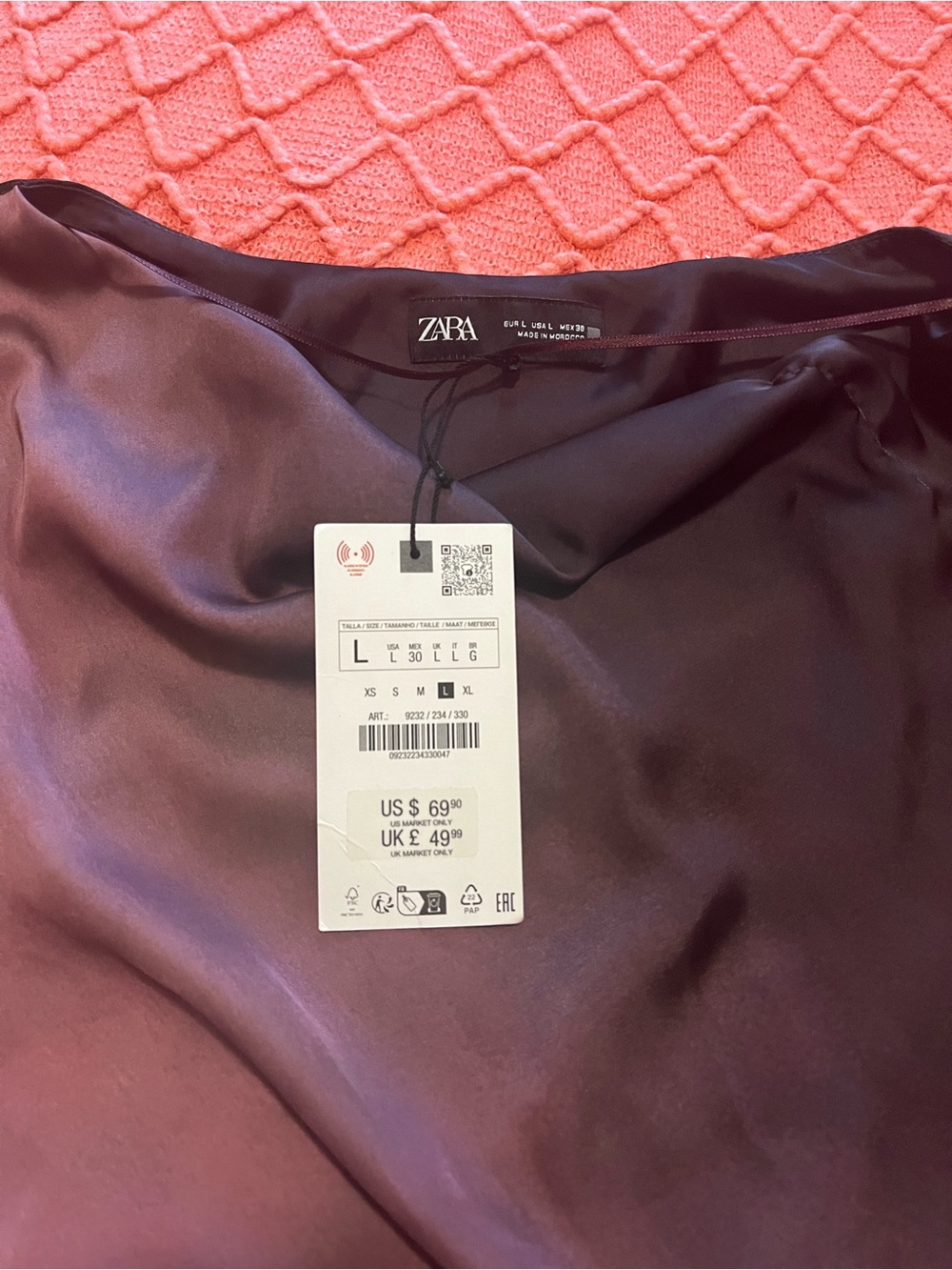 Zara Ombré Midi Sayin Dress in Rose & Sage - Picture 3 of 3